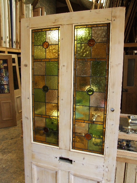 Antique Stained Glass Entrance Door Stained Glass Doors