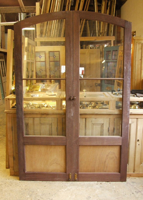 Pair Of Hardwood French Doors