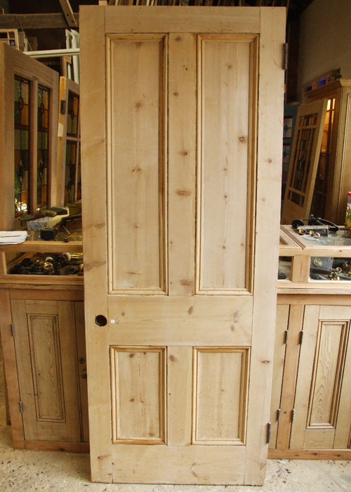 Reclaimed Pine Victorian Front Door