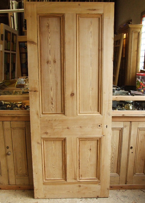 Victorian Front Door With 4 Solid Panels