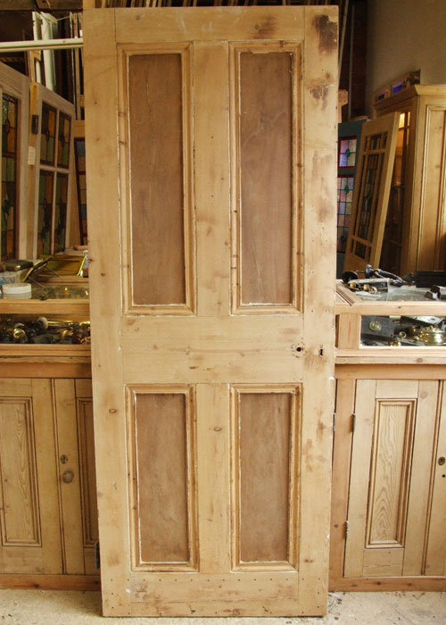 Reclaimed Pine Victorian Front Door