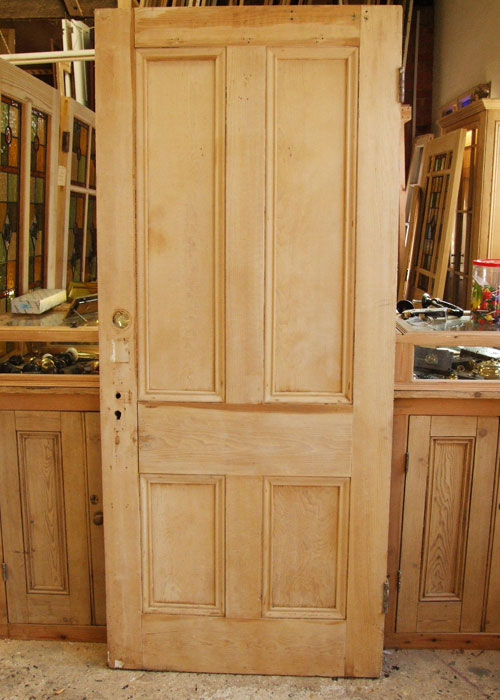 Antique Pine Victorian Front Door