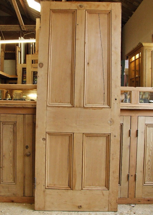 Four Paneled Pine Victorian Internal Door