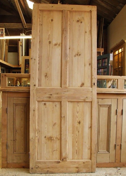 Pine Victorian Internal Door Four Panels